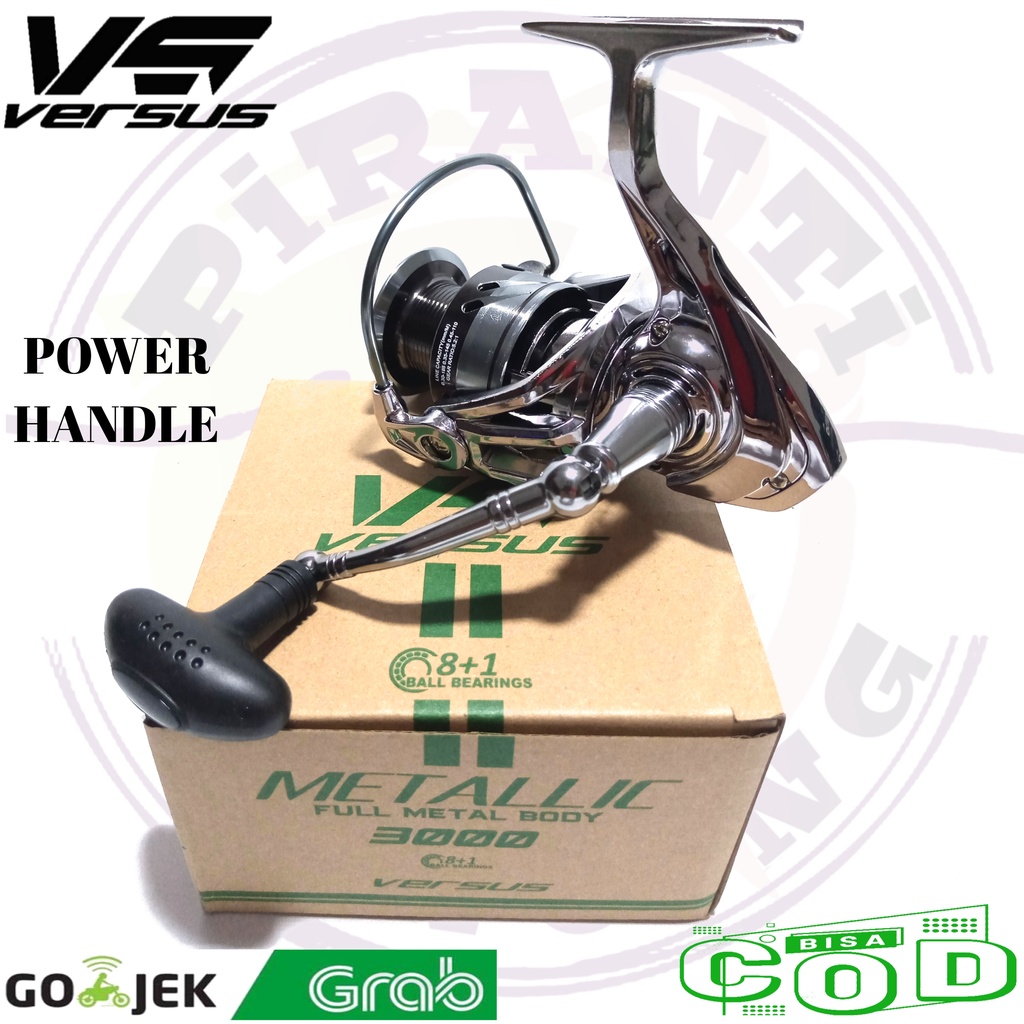 REEL VERSUS METALLIC 3000 POWER HANDLE