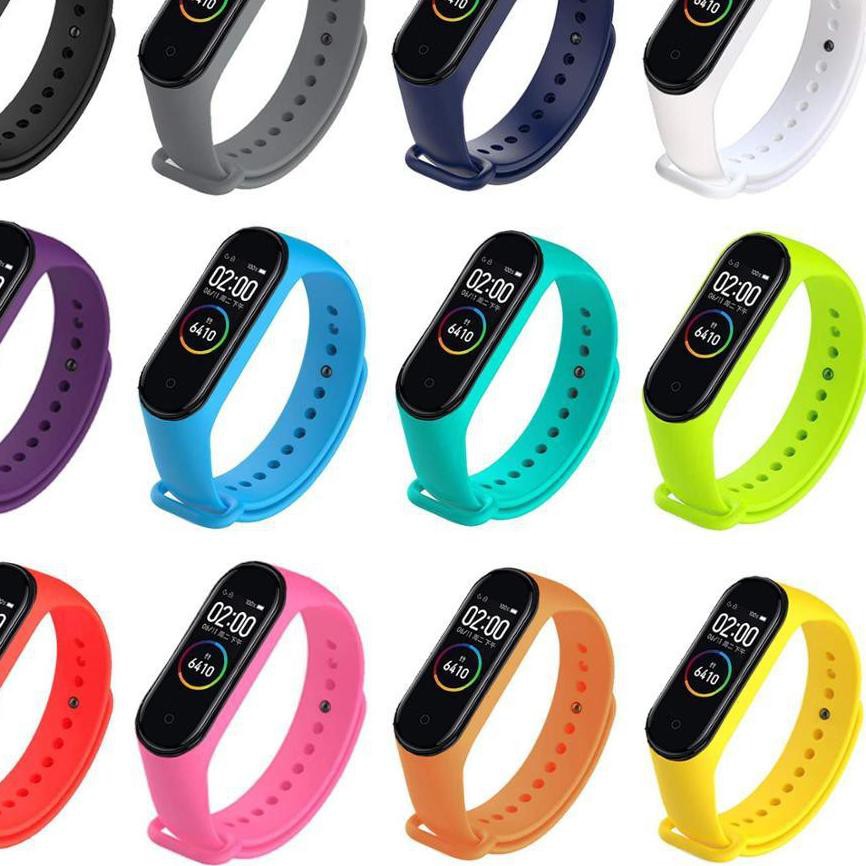 Grosir Strap Smartwatch Xiomi Mi Band Miband 3 / 4 Tali Jam Smartwatch Pengganti ♣
