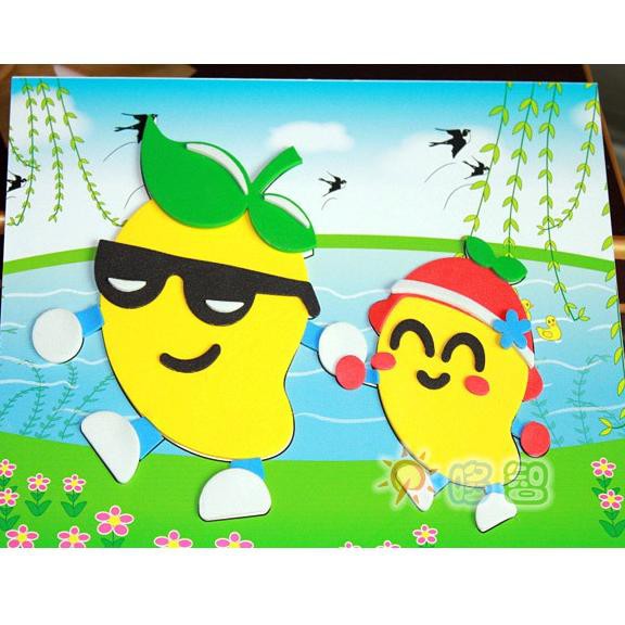 

【TGP】 Mainan edukasi Art 3D painting /evamat stiker /mosaik stiker satuan