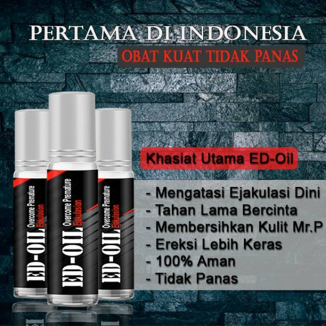 ED OIL obat herbal oles pria kuat