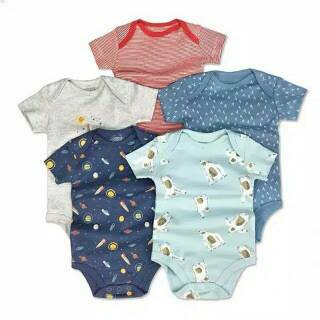 JUMPER MAMAS  PAPAS  SET 5 in 1 JUMPSUIT JUMPER BAYI  