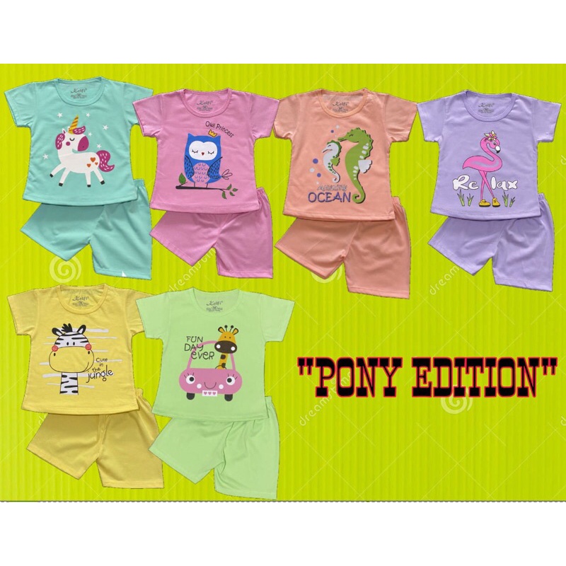 SETELAN ANAK CEWEK KELFI  “PONY EDITION”