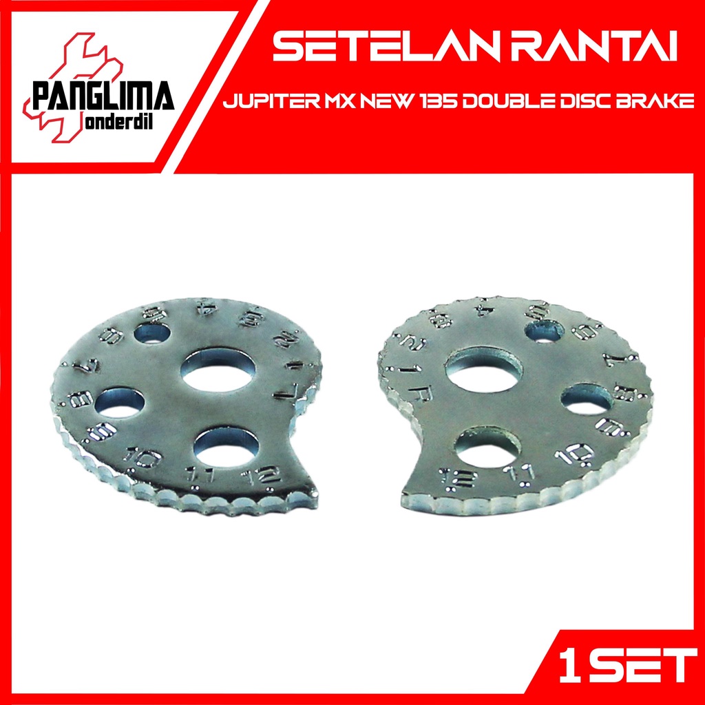 Setelan Rantai Jupiter MX New 2011-2014 DD-Double Disc-Double-Dobel-Disc-Brake-Break-Discbrake-Doubledisc Stelan-Anting &amp; Plat-Besi Rante Set