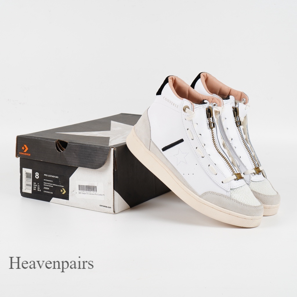 Original Material Converse Pro X IBN Jasper Leather White Size 40 - 44