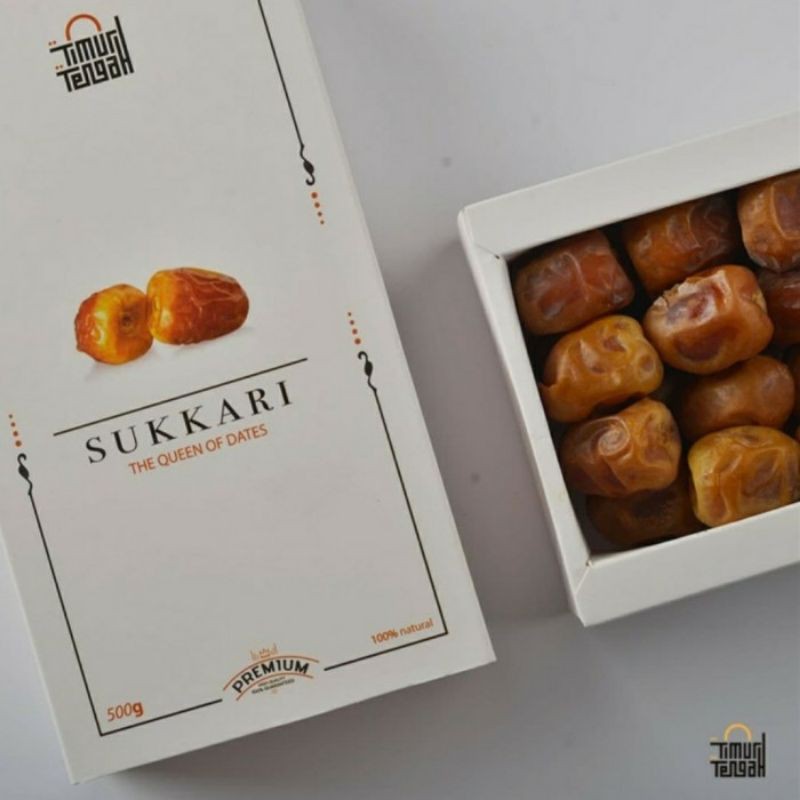 

Kurma Sukkari Premium 500 gram Sukari Best Quality