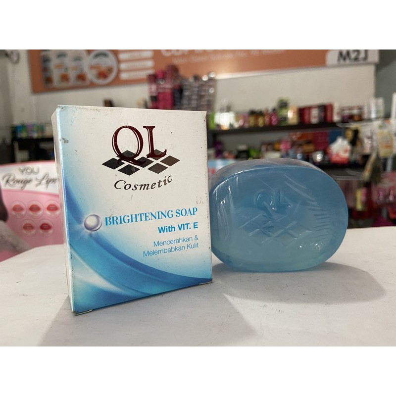 ORIGINAL -- QL brightening soap -- sabun pemutih wajah QL