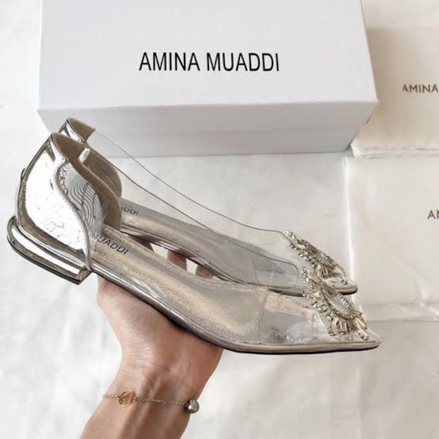 SEPATU WANITA AMINA MUADDI AMS05 AMS06 HEELS PREMIUM IMPORT