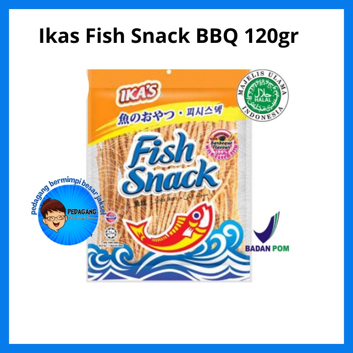 

Ikas Fish Snack BBQ 120gr | Snack Ikan Malaysia | Snack Lidi Ikan
