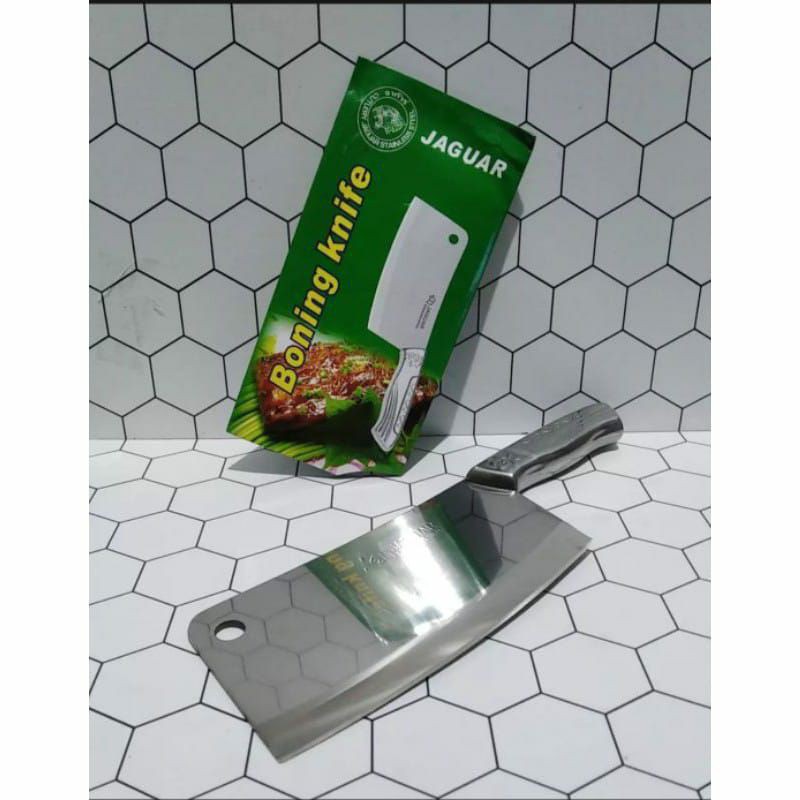 GOLOK PISAU DAGING PHANTER STAINLESS STEEL TEBAL