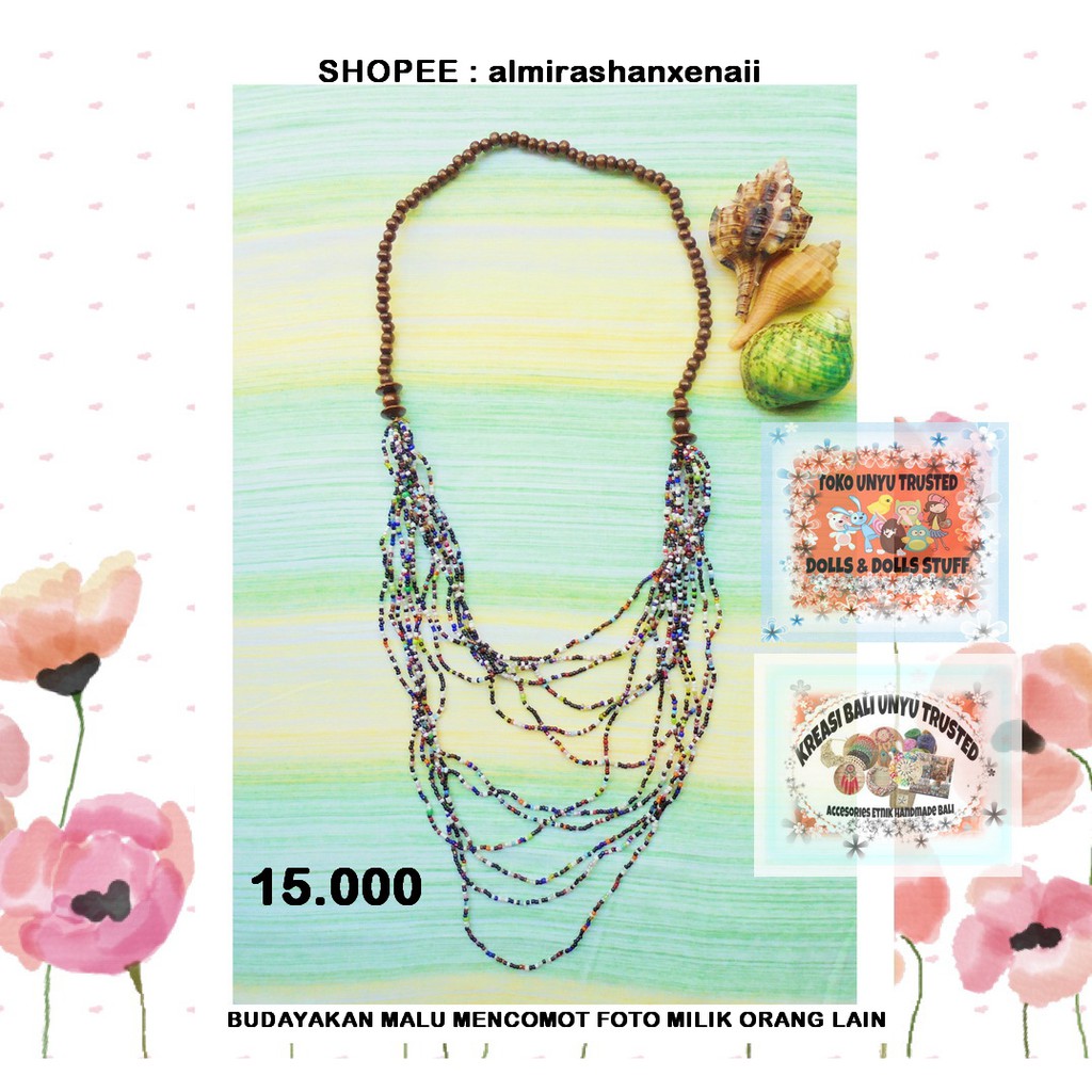 Kalung BALI Handmade/ Kalung Etnik BALI/ Kalung Fashion Wanita/ Kalung Hijab/ Kalung BALI Murah 39