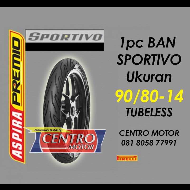 ASPIRA PREMIO SPORTIVO 90/80-14 TUBELESS