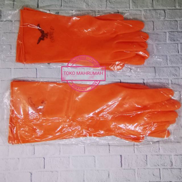 Sarung Tangan Karet Latex Otory Panjang OTR 7 (panjang 40cm)