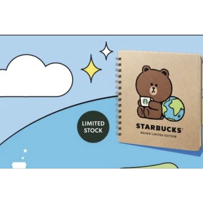 

Notebook Starbucks X Line Brown Earth Month