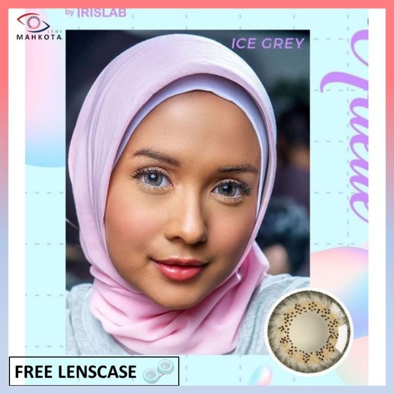 SOFTLENS LIVING COLOR ADELLE MINUS -4.50 SD -6.00 BY IRISLAB FREE LENSCASE / Softlen Soflen Soflens