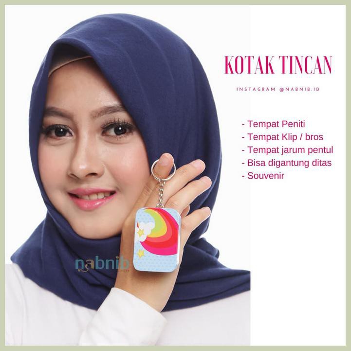 BOX MINI , KOTAK TIN CAN, BOX BROS JILBAB