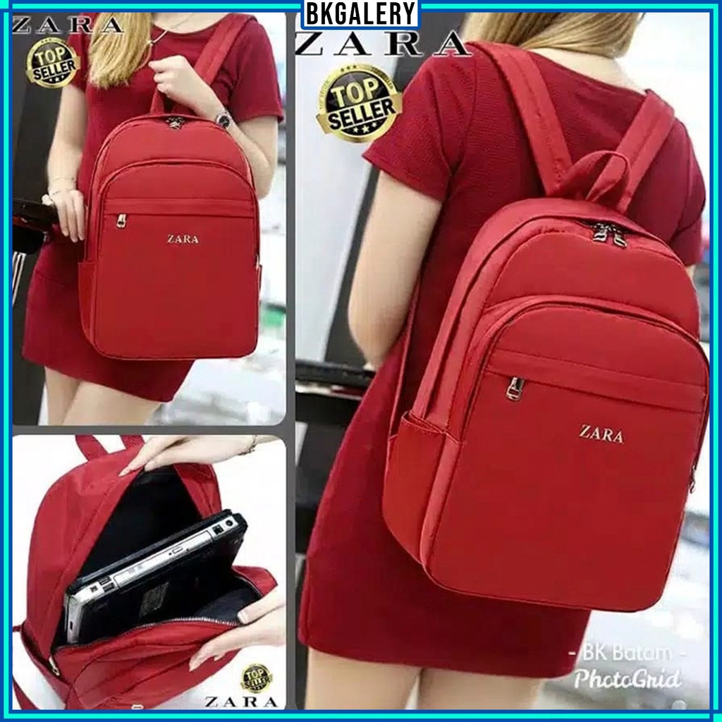 GROSIR bisa COD  Tas Ransel ZARA 2006, Ransel Laptop Bisa 14 Inci Premium Parasut Terbaru Terlaris
