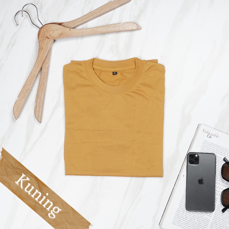 Kaos Polos Premium [ Paket 3 piece ] PE Soft Garansi Uang Kembali Pria / Wanita / GROSIR