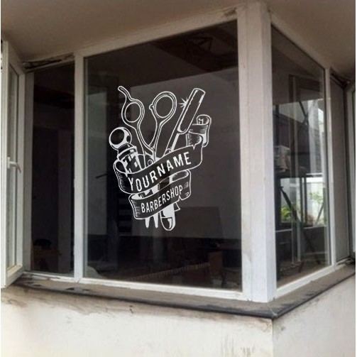 

Cutting Sticker BARBER SHOP