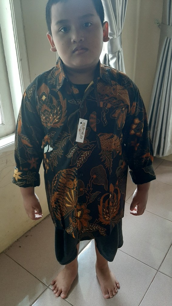 Batik Couple Bapak Anak Cowok/kemeja Batik Ayah Anak Laki/baju Batik Copel Ayah Dan Anak Laki Laki