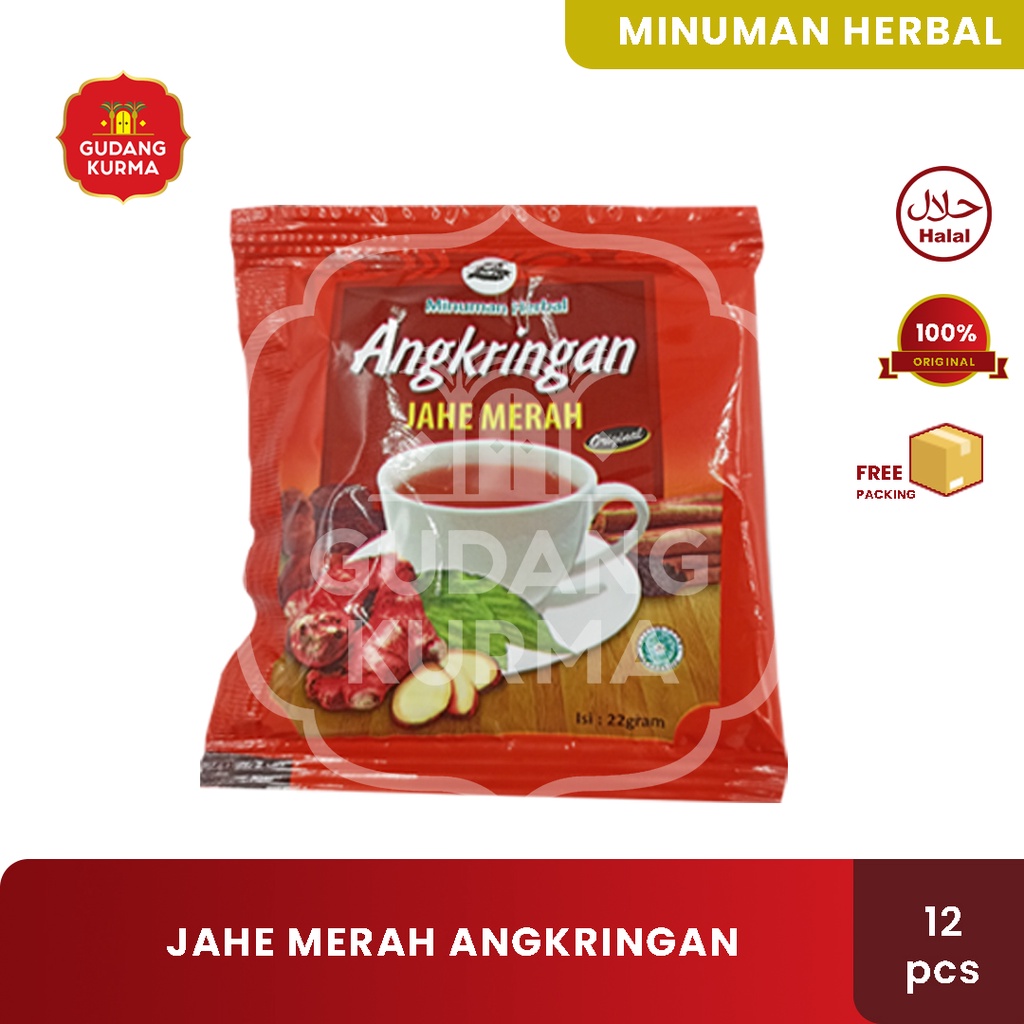 

Jahe Merah Angkringan 22gr Jahe Bubuk Instan 12 sachet