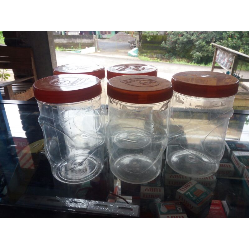 Hasna Mall - Toples Bekas Sosis Bisa untuk Wadah Ikan Cupang dll