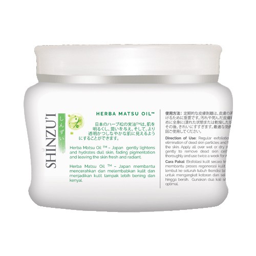 Shinzui Skin Lightening Body Scrub 200gr