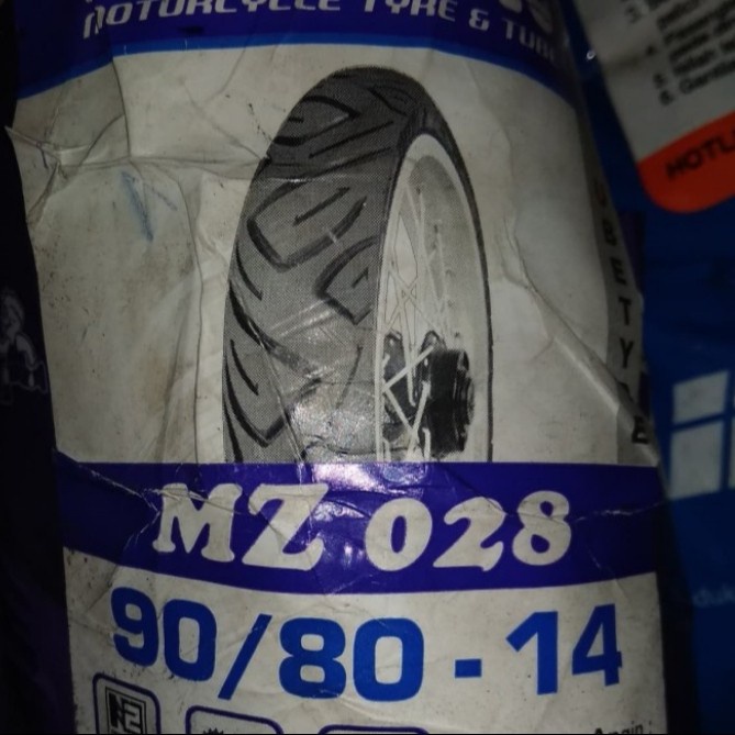 Ban pelek 14 Mizzle 90 80 14 MZ 028 Non Tubeless ban Motor matic Vario