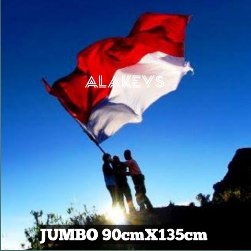 BENDERA MERAH PUTIH BENDERA AGUSTUSAN  KAIN SATIN