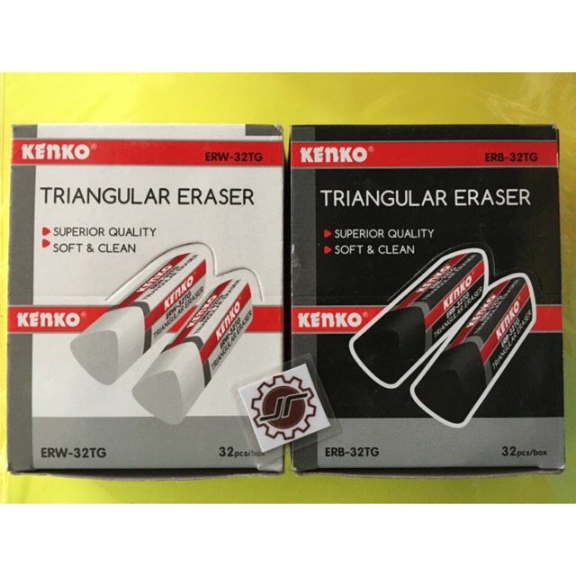 

Penghapus pensil kenko Triangular Eraser ERB-32TG / ERW-32TG