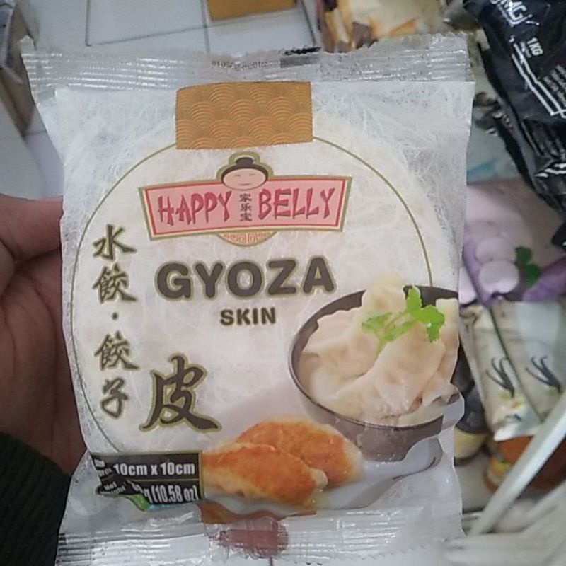 

HAPPY BELLY GYOZA SKIN 300GR, KULIT DIMSUM, SOMAY DLL