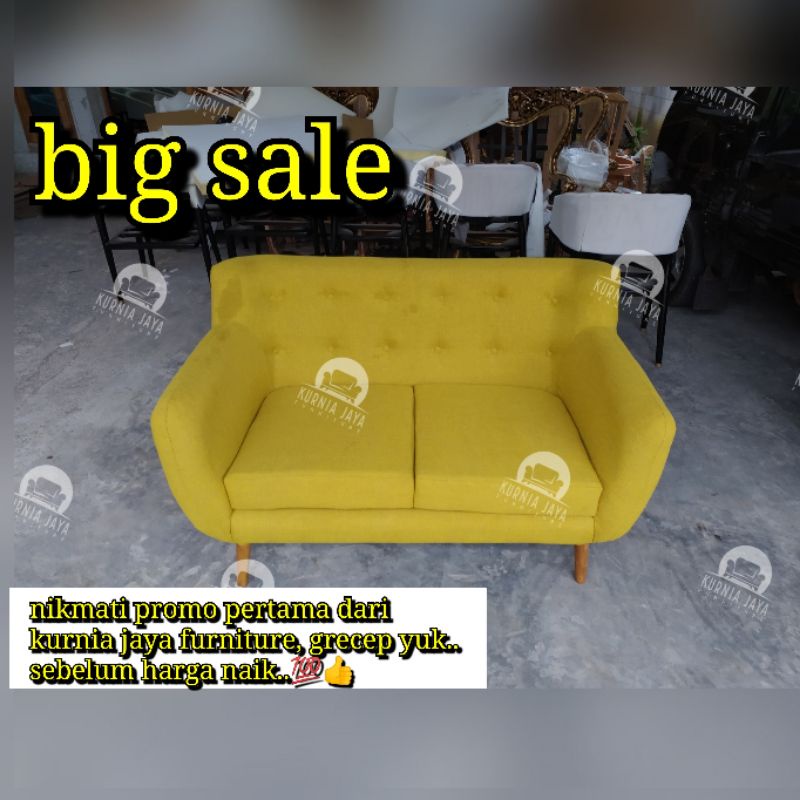 sofa minimalis, sofa scandinavian, sofa depan tv, big sale