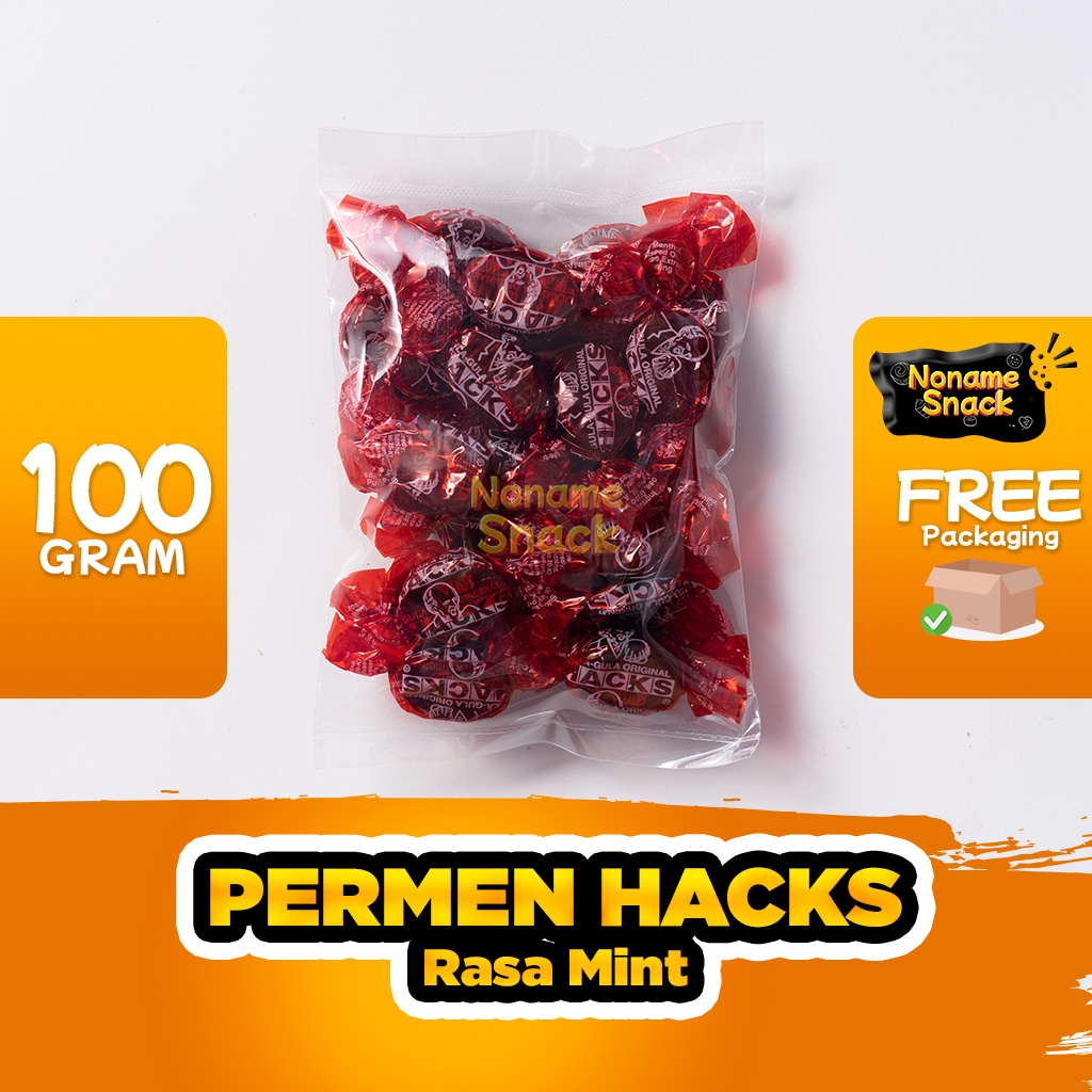 NoName Snack - Permen Hack Opung Pedas Mint Grosir 100Gr