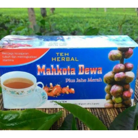 Teh herbal mahkota dewa teh celup isi 20 kantong banyak manfaat