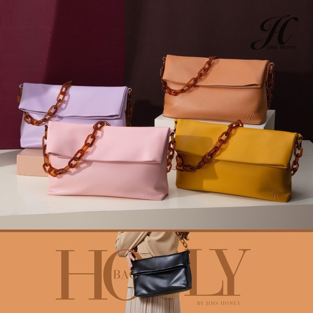 Jims Honey Holy Bag Tas Selempang Wanita Murah Import Sling Cewek Casual Fashion Korea Jimshoney