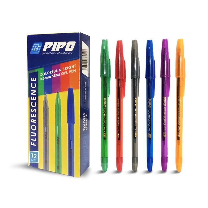 

Terlaris Pulpen Merk PIPO Fluorescence PPS5 Tinta Hitam Tahan Air Eksklusif