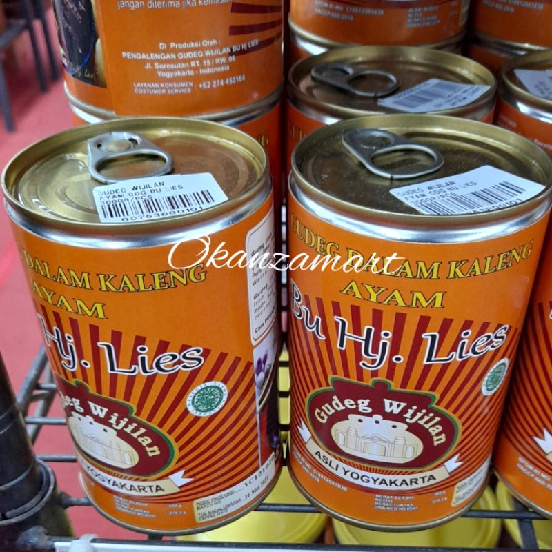 

Gudeg Wijilan Ayam Gudeg Bu Lies 300gr