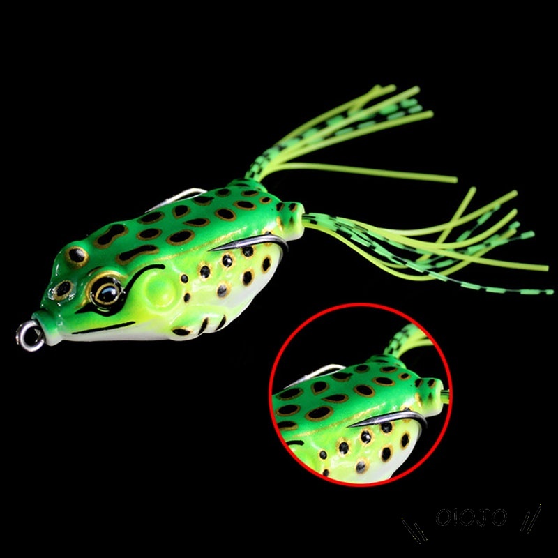 Umpan Pancing Soft Bait Bentuk Katak Bahan Silikon - ol