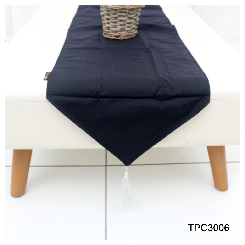 Taplak Meja / Table Runner POLOS Ukuran 105x30 &amp; 150x35 (TPC3006)