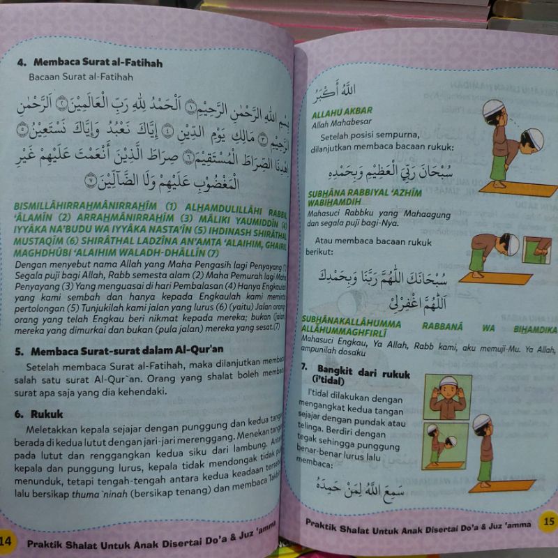 Buku Wudhu Sholat Dan Doa - Full Colour Edisi Lengkap