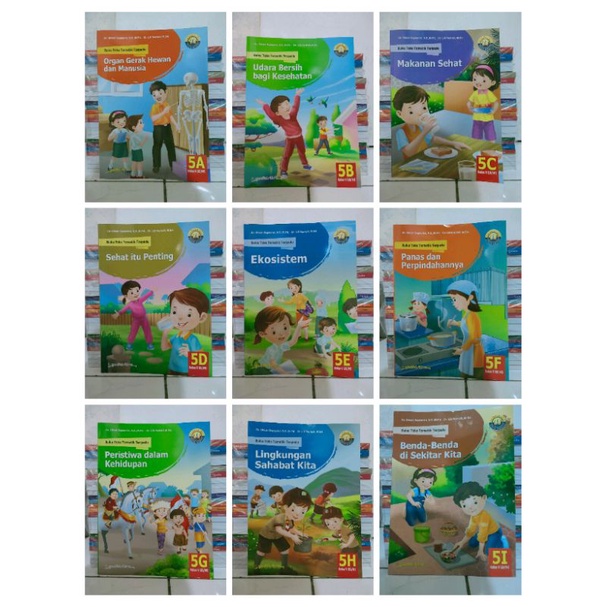 Buku Paket Tematik SD kelas 5 ABCDEFGHI Yudhistira