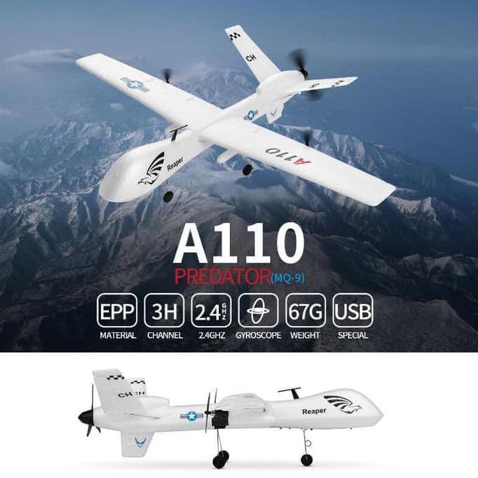 WL XK A110 RC Airplane EPP Foam 3CH RTF
