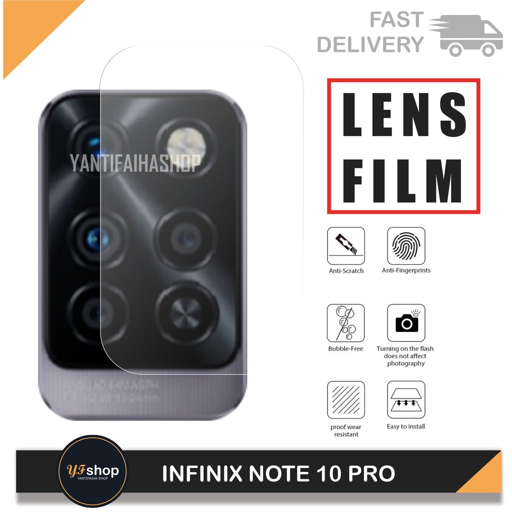 Tempered Glass Camera Infinix Note 10 Pro