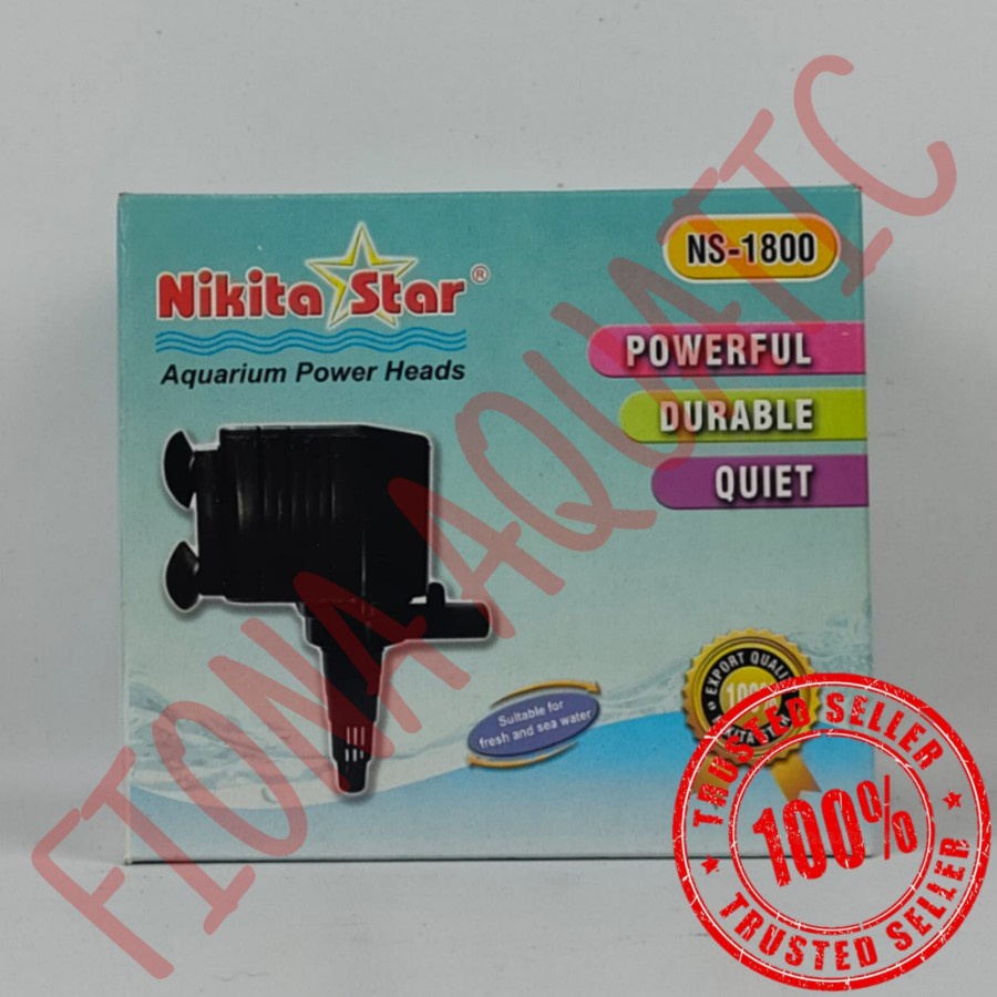 AQUARIUM POWER HEAD NIKITA STAR NS-1800 / MESIN POWER HEAD 1800