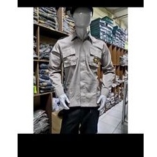 Seragam PDL Satpam Coklat bahan GAIA| Seragam PDL Satpam terbaru 2021 GAIA