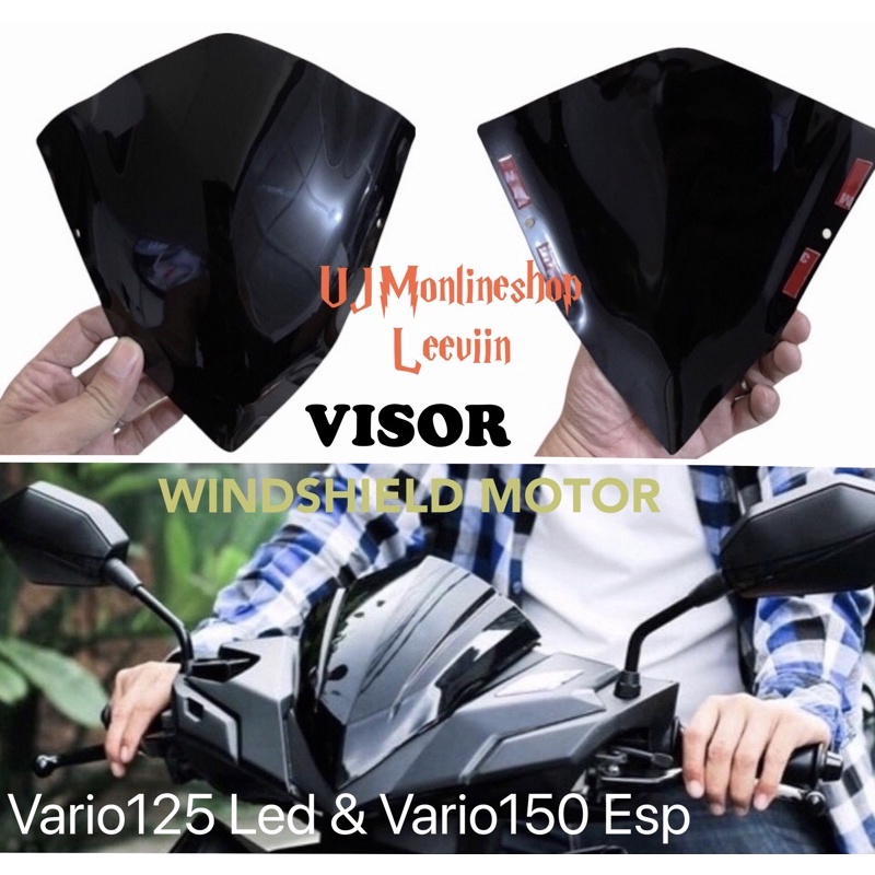 Visor Vario 125 Led Vario 150 Esp Visor Windshield  Vario 125 Led Vario 150 Esp  Winsil Vario 125/150