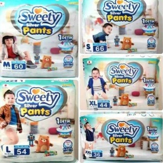 Sweety SILVER PANTS S66, M60, L54, XL42, XXL32
