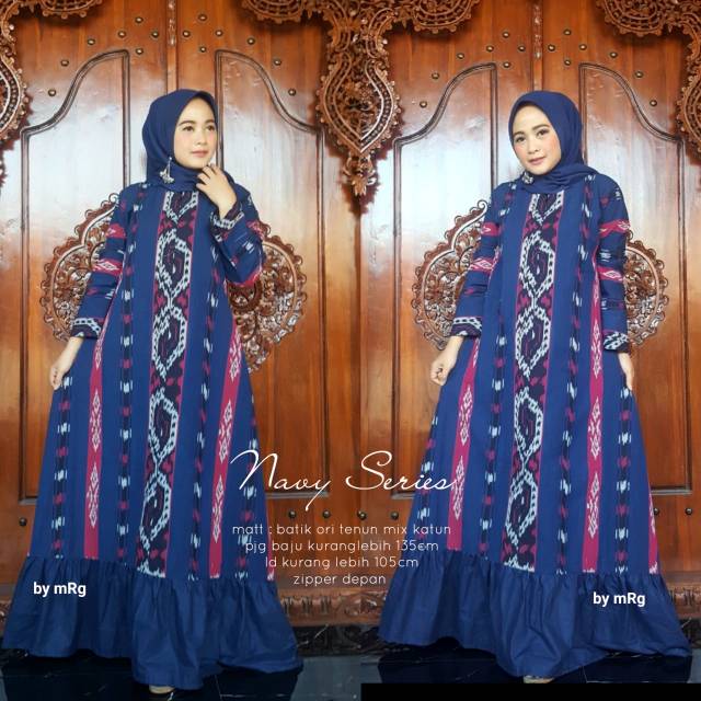 Gamis tenun ori / gamis batik