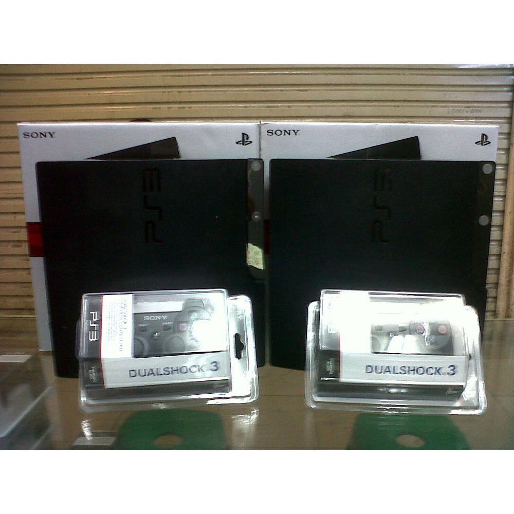 Playstation 3 Slim 250gb + 2 stick Terbaik