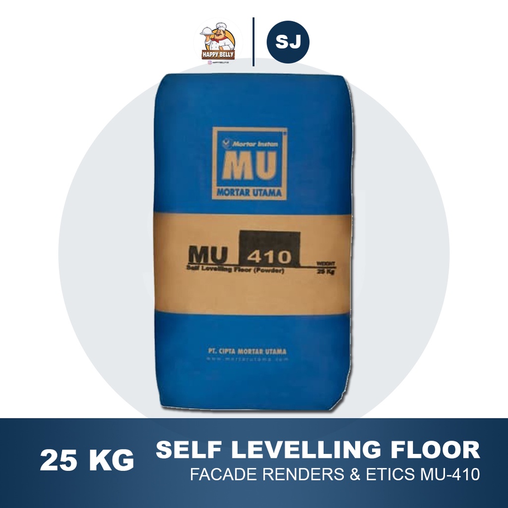 MU-410 Self Levelling Floor (Underlayment) 25kg mortar utama