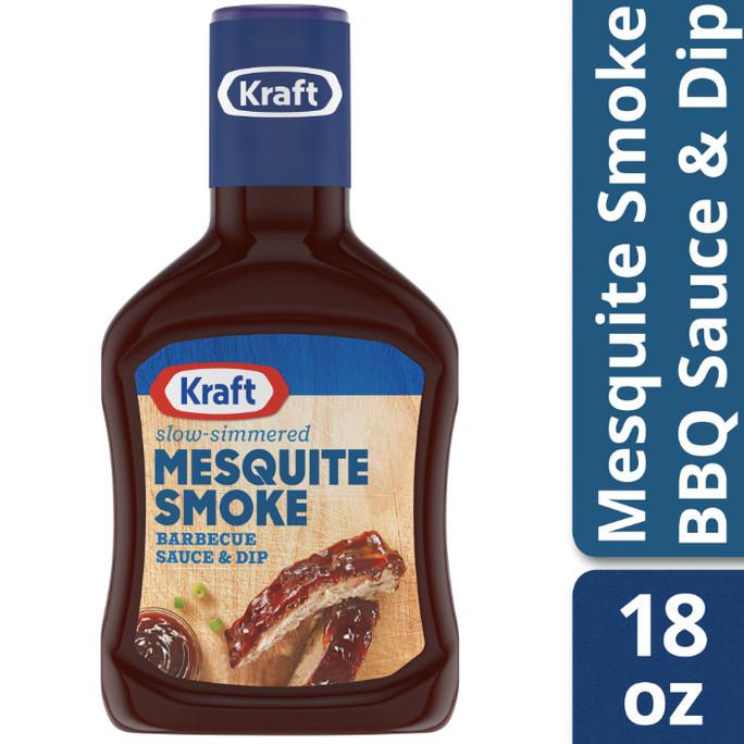 

'+'+'+'+] Kraft Slow-Simmered Mesquite Smoke Barbecue Sauce and dip 510 gram